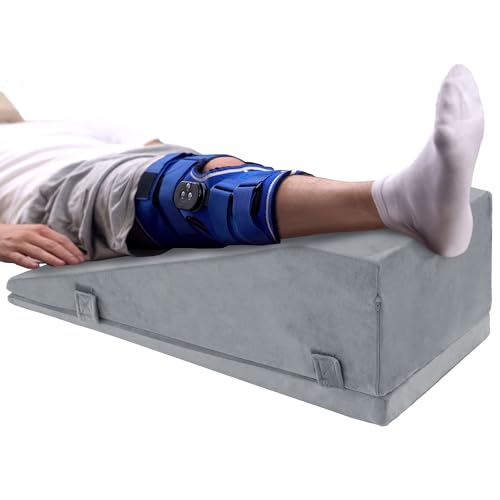 ROYALAY Leg Elevation Pillows for After Surgery, Adjustable Height Knee Surgery Recovery Equipment, Knee Replacement Recovery Aids for Hip Ankle Pain Relief Patent Pending, Single Leg - Image 1