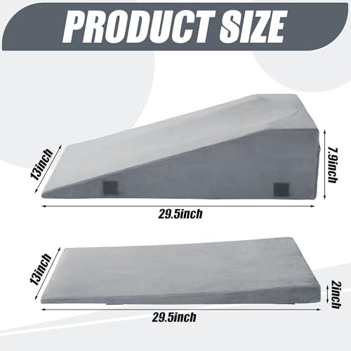 ROYALAY Leg Elevation Pillows for After Surgery, Adjustable Height Knee Surgery Recovery Equipment, Knee Replacement Recovery Aids for Hip Ankle Pain Relief Patent Pending, Single Leg - Image 2