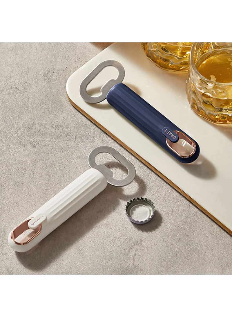 SYOSI Ergonomic Stainless Steel Wall Mounted Bottle Openers Set of Two for Home Kitchen Bar Daily Use and Gift - Image 4
