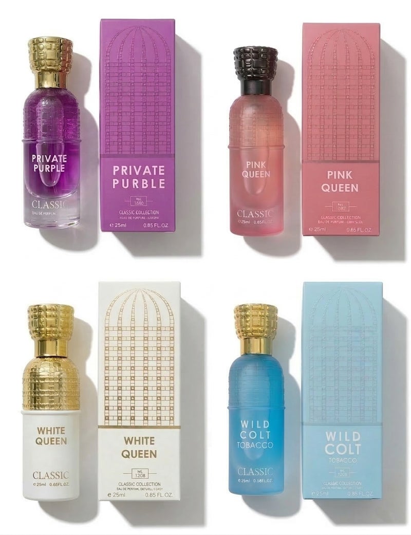 كلاسيك كولكشن مجموعه عطور كلاسيك كولكشن مكونه من 4 قطع 25 مل - Image 1