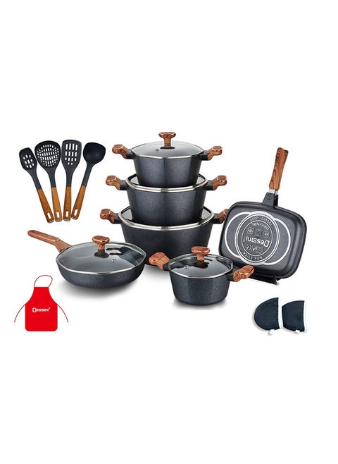19Pcs Granite Cookware Set 2040