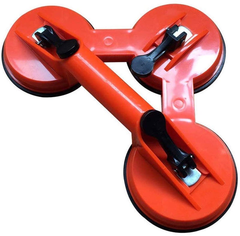 DIY Crafts Pack 2 Pcs, Multi-Colour, Triple Claw Car Dent Puller Sucker Vacuum Suction Cup Tile Extractor Floor Sucker Remove Dents Hail Pits Lifter Carrier (Pack 2 Pcs, Multi-Colour) - Image 1