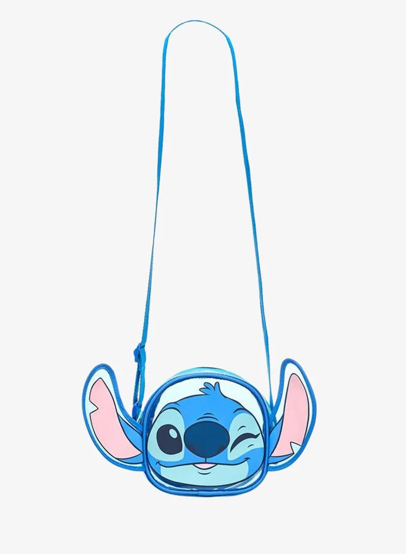 ديزني Stitch Sling Bag With Zip Closure