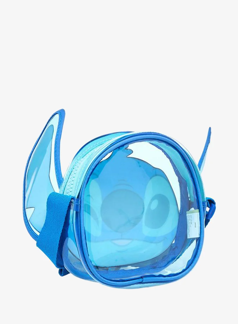 Disney BLUE Stitch Sling Bag With Zip Closure for Women | Best Price UAE