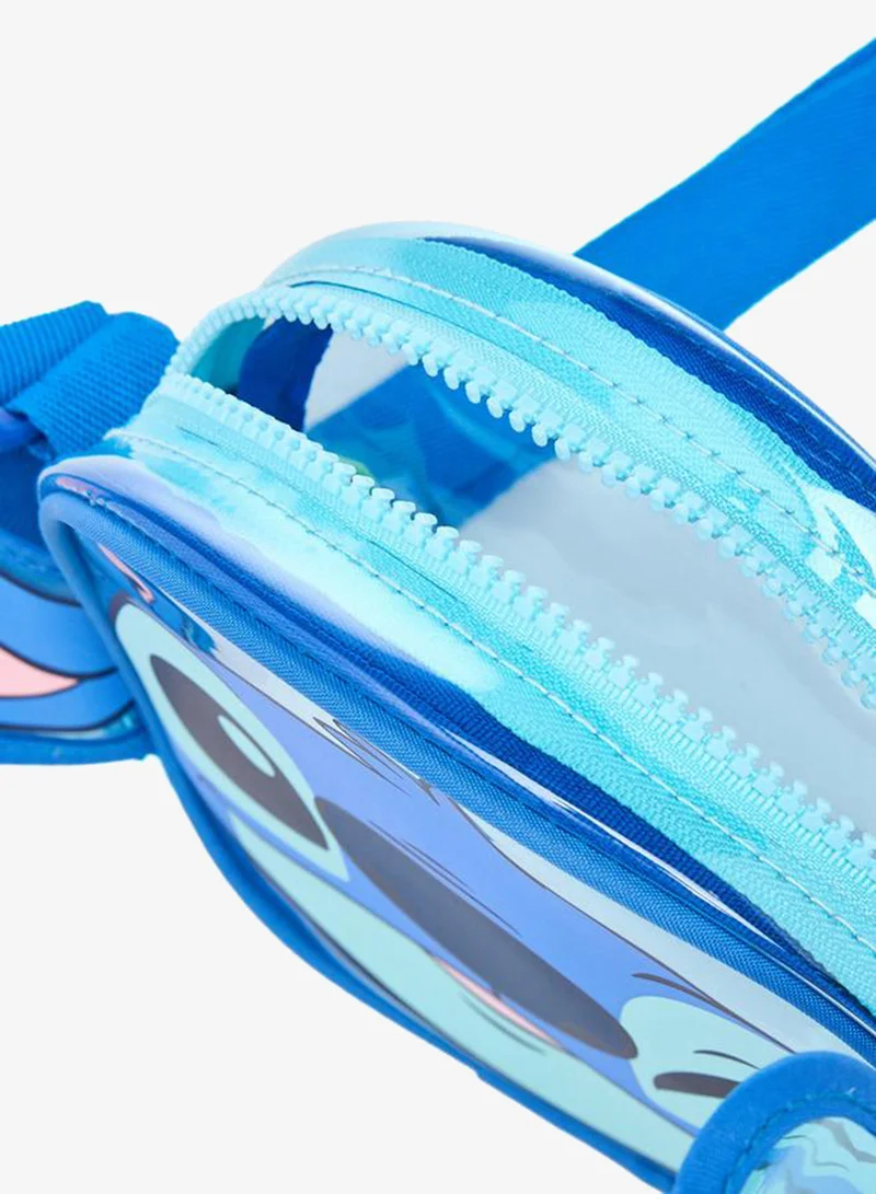 Disney BLUE Stitch Sling Bag With Zip Closure for Women | Best Price UAE