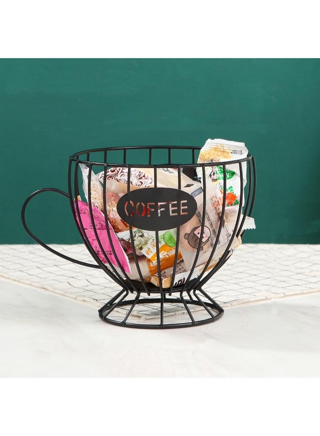 Agirlvct Agirlvct Coffee Pod Holder,Coffee Bar Counter Organizer,Coffee Filter Holder,Capsule Basket,Coffee Bar Accessories for K-cup Kitchen Dinning Room Office Home Cafe Hotel(Black)  - Image 4