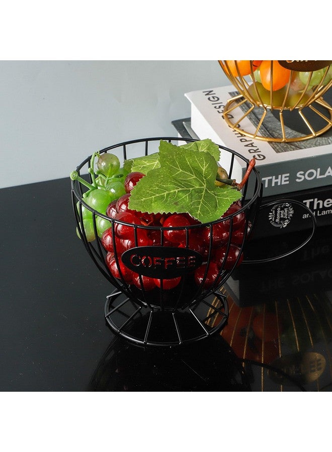 Agirlvct Agirlvct Coffee Pod Holder,Coffee Bar Counter Organizer,Coffee Filter Holder,Capsule Basket,Coffee Bar Accessories for K-cup Kitchen Dinning Room Office Home Cafe Hotel(Black)  - Image 5