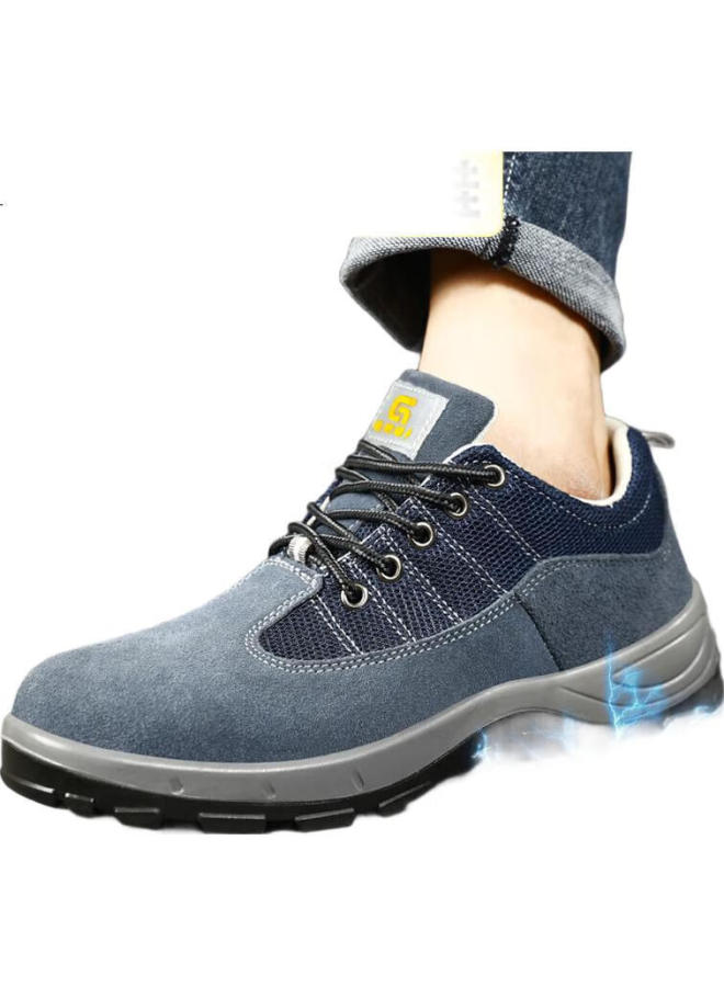 JUNBU Safety Shoes For Men, Electrician Insulated Plastic Toe Cap, Anti-Smashing, Anti-Puncture, Lightweight Construction Site Work Shoes 2156Kv Size 44 - Image 3