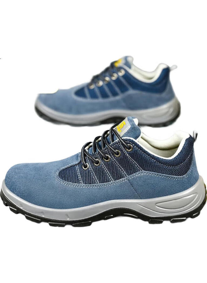 JUNBU Safety Shoes For Men, Electrician Insulated Plastic Toe Cap, Anti-Smashing, Anti-Puncture, Lightweight Construction Site Work Shoes 2156Kv Size 44 - Image 1