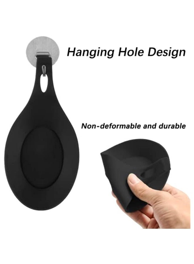 Silicone Spoon Rest Silicone Kitchen Spoon Holder Silicone Spoon Holder Utensil Rest Silicone Spoon Rest for Storing Kitchen Utensils  - Image 4