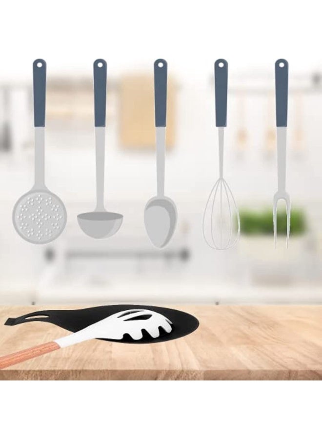 Silicone Spoon Rest Silicone Kitchen Spoon Holder Silicone Spoon Holder Utensil Rest Silicone Spoon Rest for Storing Kitchen Utensils  - Image 3