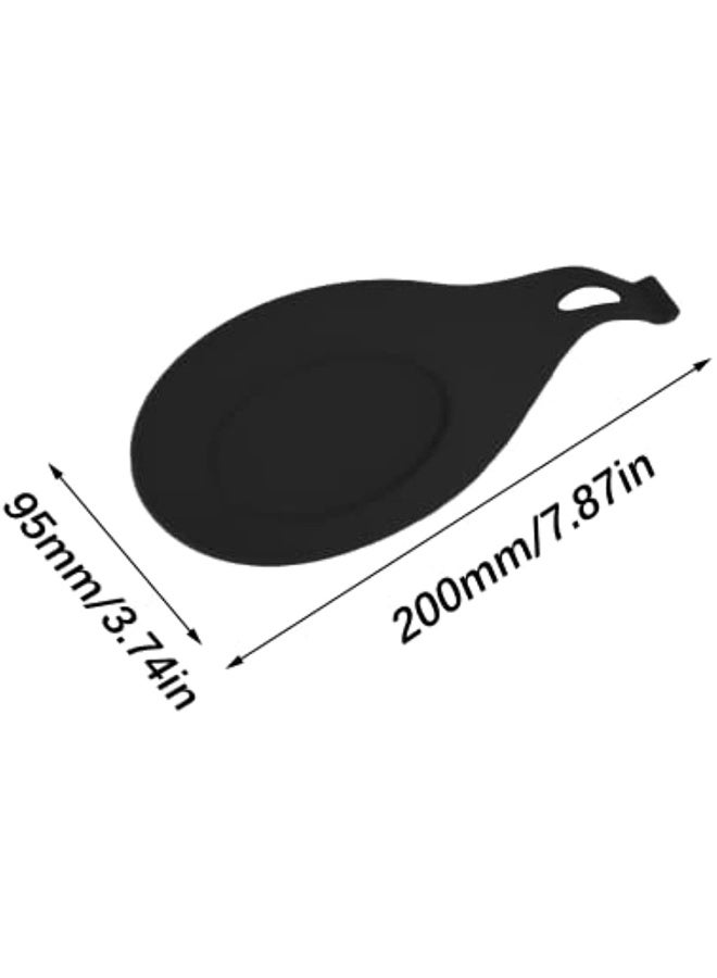 Silicone Spoon Rest Silicone Kitchen Spoon Holder Silicone Spoon Holder Utensil Rest Silicone Spoon Rest for Storing Kitchen Utensils  - Image 2