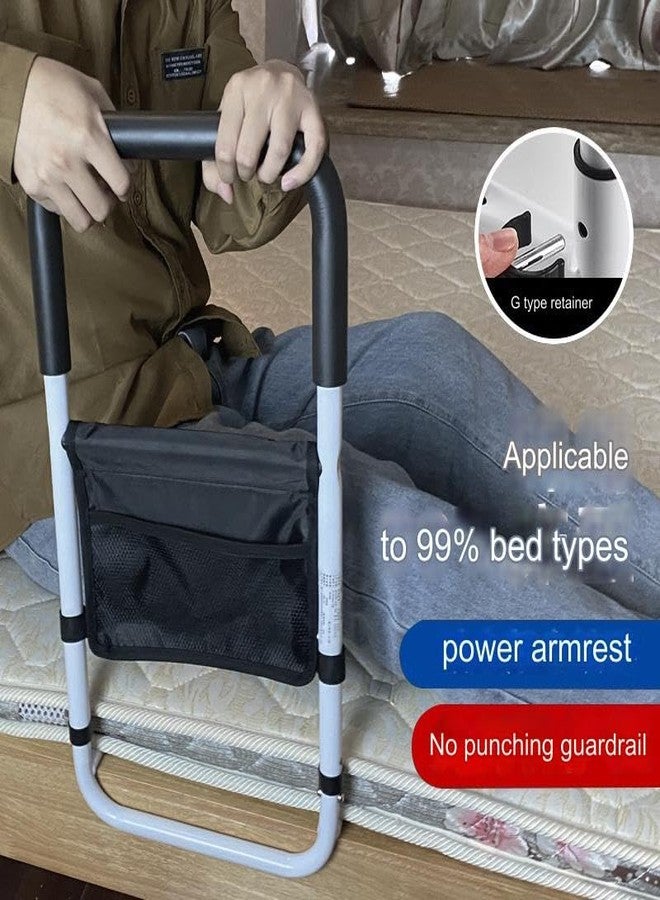 VHG Bed Assist Rail - Adult Bedside Standing Bar for Seniors, Elderly, Handicap - Fit King, Queen, Full, Twin - Adjustable Fall Prevention Safety Handle Guard - Image 5