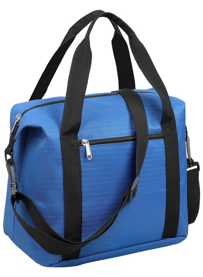 Vorspack Small Gym Bag - 14 Inches Duffle Bag for Travel Lightweight Duffel Bag for Men Women Personal Item Bag Weekender Bag for Travel Sports Gym - Blue - Image 1