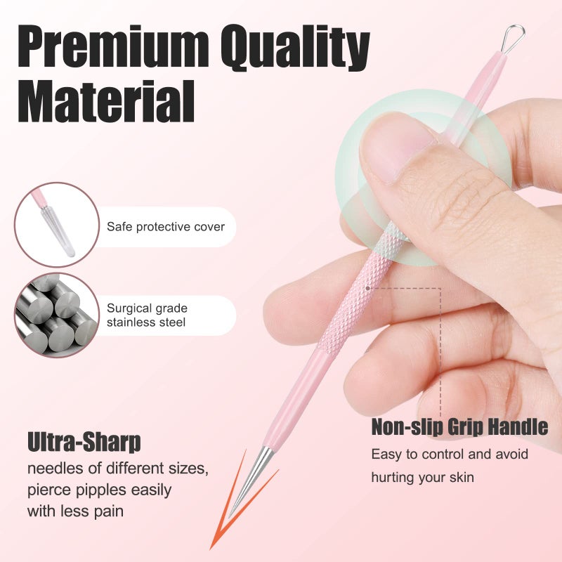 MORGLES Blackhead Remover Tools, 15 Pcs Pimple Popper Tool Kit Comedone Pimple Extractor for Blackhead Blemish Zit Removing with Metal Case 2024 Latest - Image 2