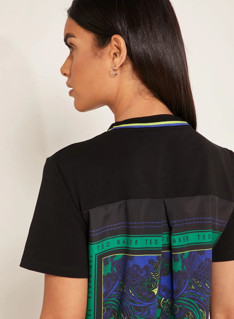 Ted Baker Jerila Contrast Neck T-Shirt