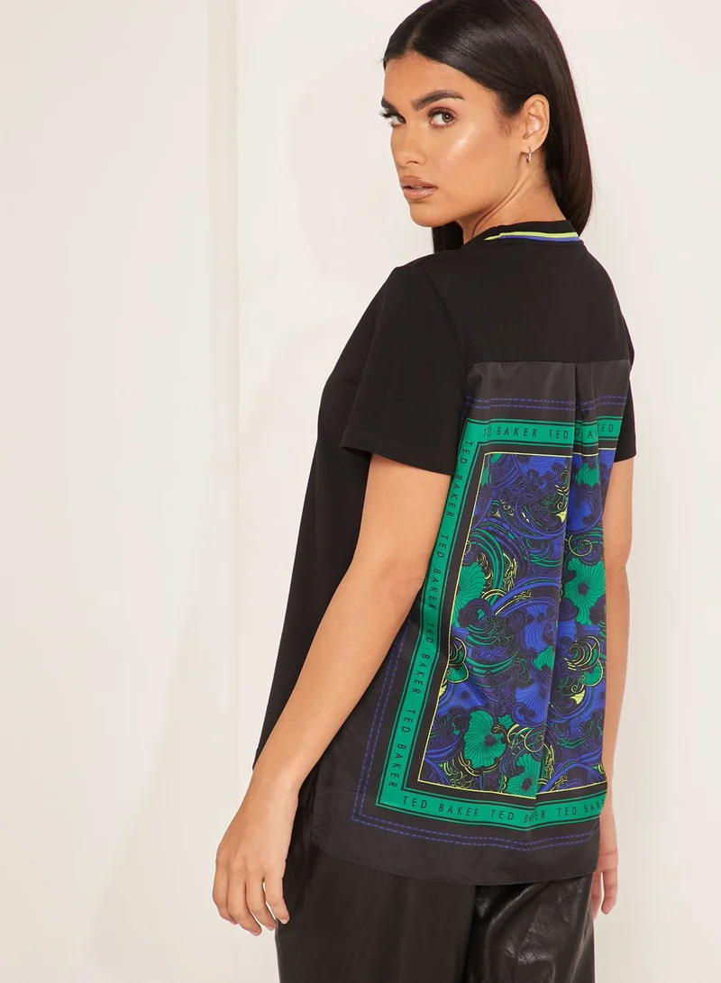 Ted Baker Jerila Contrast Neck T-Shirt
