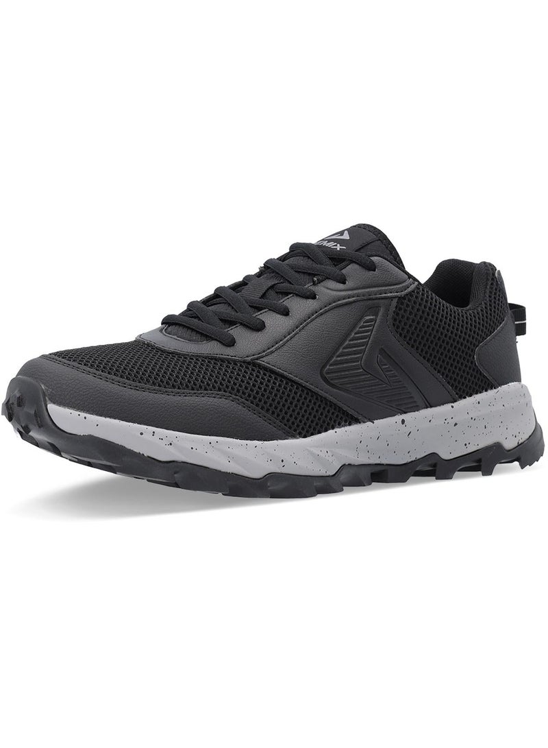 Demix Trail Men's Cross-Country Running Sport Shoes – Black Lightweight Trail Sneakers with Durable Grip and Cushioning - Image 3