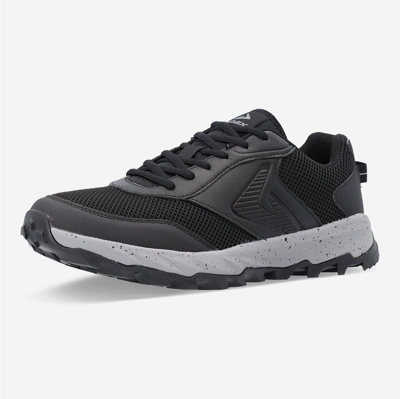Demix Trail Men's Cross-Country Running Sport Shoes – Black Lightweight Trail Sneakers with Durable Grip and Cushioning - Image 1