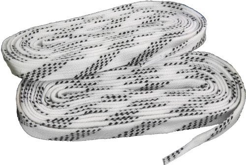 Elite Elite Hockey Prolace Waxed Hockey Laces (White, 108")  - Image 2