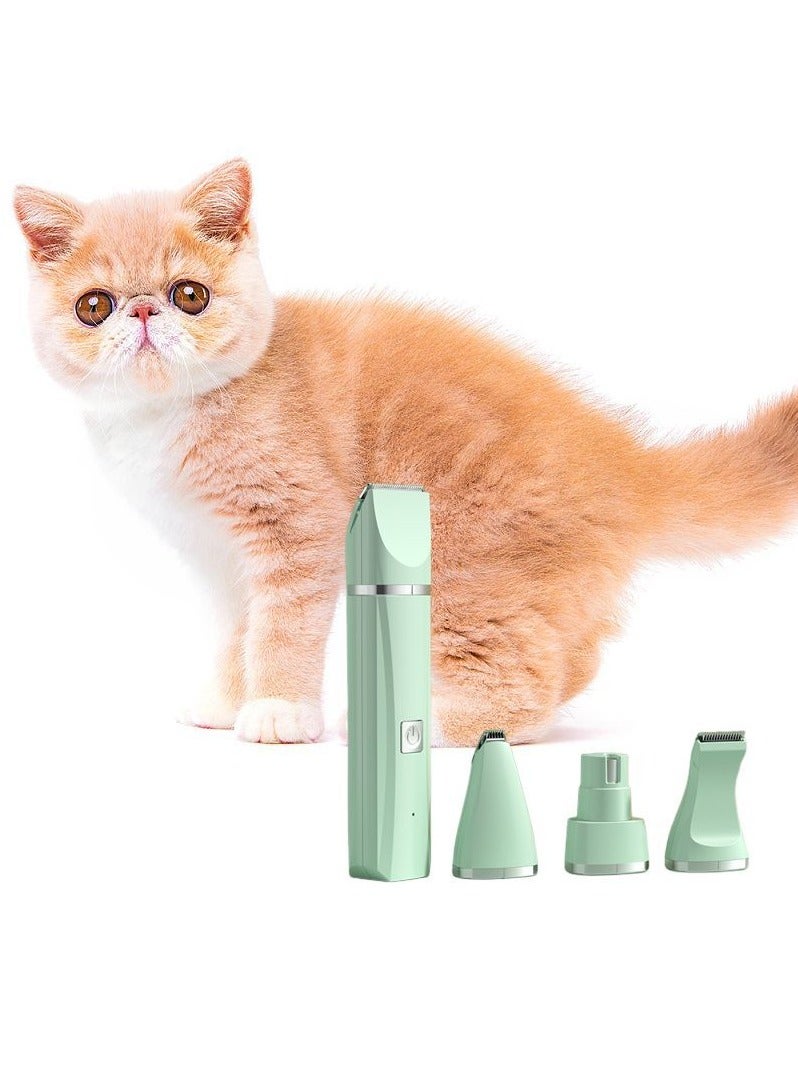 Arabest طقم قص شعر الكلاب، ماكينة حلاقة كهربائية للحيوانات الأليفة مع آلة تقليم أظافر القطط، أدوات تصفيف شعر الكلاب وقاطع أظافر القطط - Image 1