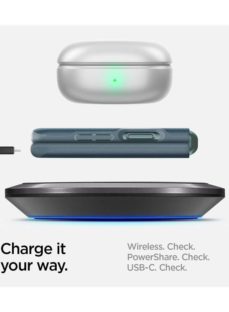 Spigen Thin Fit Case Cover for Galaxy Z Flip 3 5G (2021) - Shiny Green - Image 4