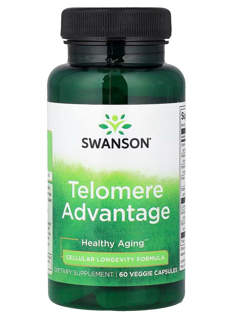 سوانسون، ميزة التيلومير، 60 كبسولة نباتية