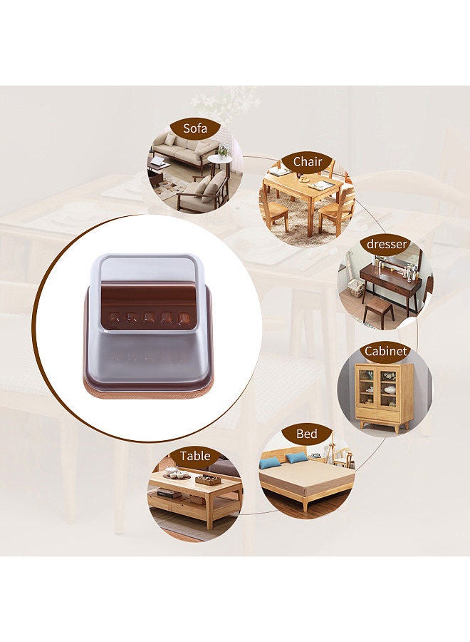 8Pcs Chair Leg Floor Protectors with Felt Chair Leg Caps Furniture Leg Feet Protection Cover Protect Hardwood Floor - Image 3