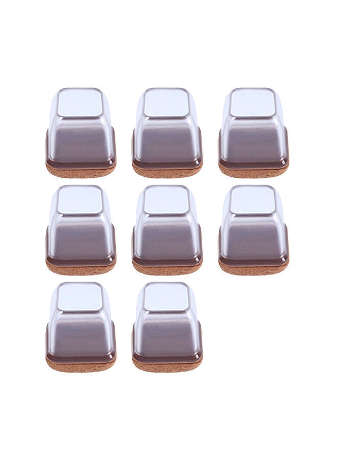 8Pcs Chair Leg Floor Protectors with Felt Chair Leg Caps Furniture Leg Feet Protection Cover Protect Hardwood Floor - Image 1
