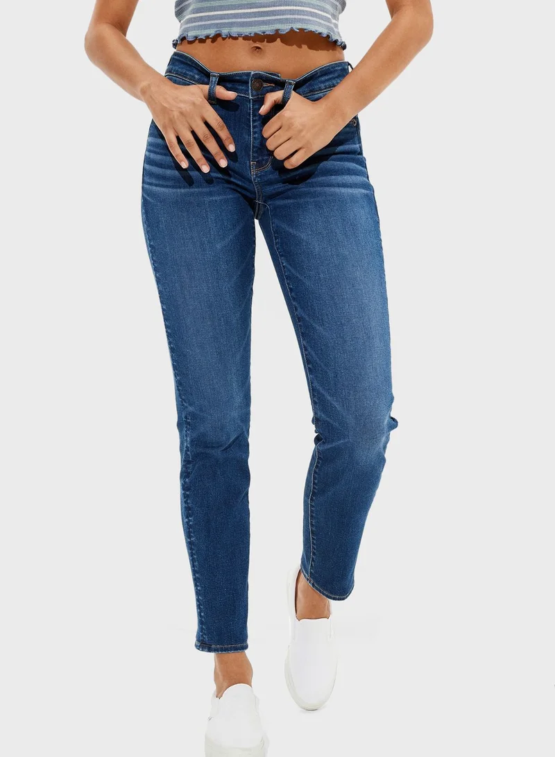 American Eagle High Waist Skinny Petite Jeans