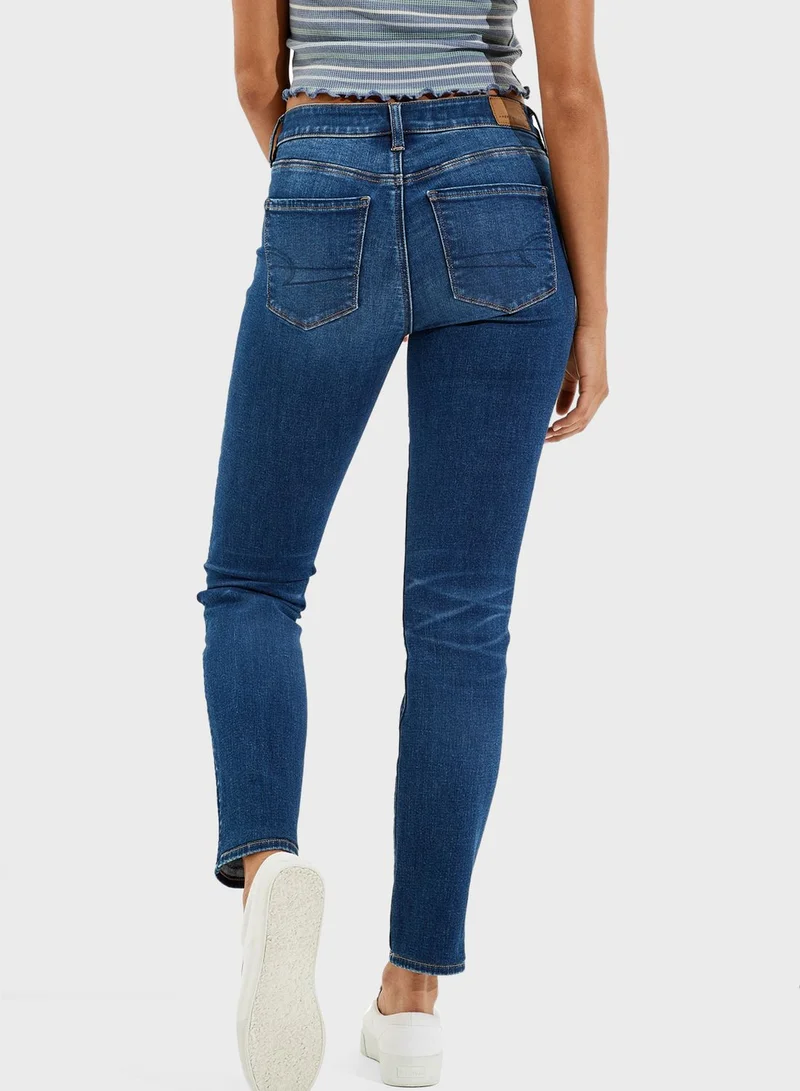 American Eagle High Waist Skinny Petite Jeans
