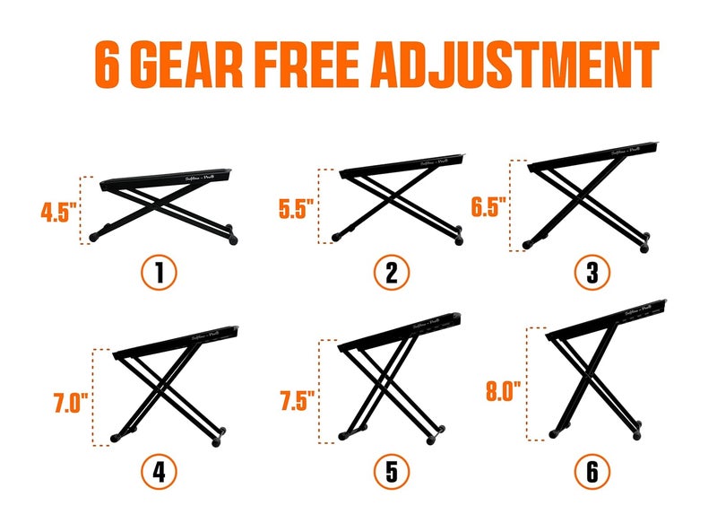 Softline Pro SP26 Foldable Metal Foot Rest Stand for Guitar Player - Image 4