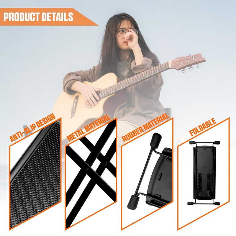 Softline Pro SP26 Foldable Metal Foot Rest Stand for Guitar Player - Image 3