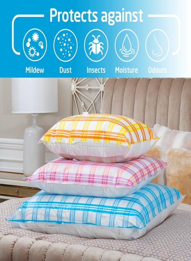Storage Master 6-Pack Vacuum Storage Bags, Space Saver Bags 80% More Storage Space Work with Vacuum Cleaner + Travel Hand Pump (6 Combo (2L+2M+2S)) - Image 4