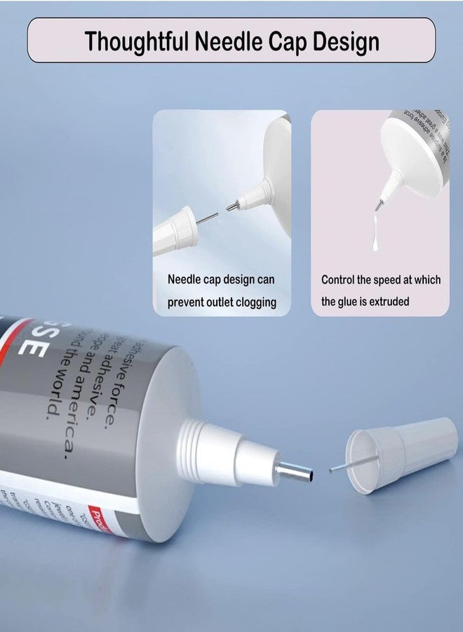 DEXURIES غراء لاصق متعدد الأغراض DEXURIES B7000 | للمجوهرات، والخرز، والملابس، والأحذية، والأقمشة، وإصلاح الشاشات، والمعادن، والأحجار، والزجاج، والهواتف المحمولة، والحرف اليدوية المصنوعة من الكريستال الصناعي (50 مل، 1.68 أونصة سائلة/عبوة من قطعتين) - Image 3