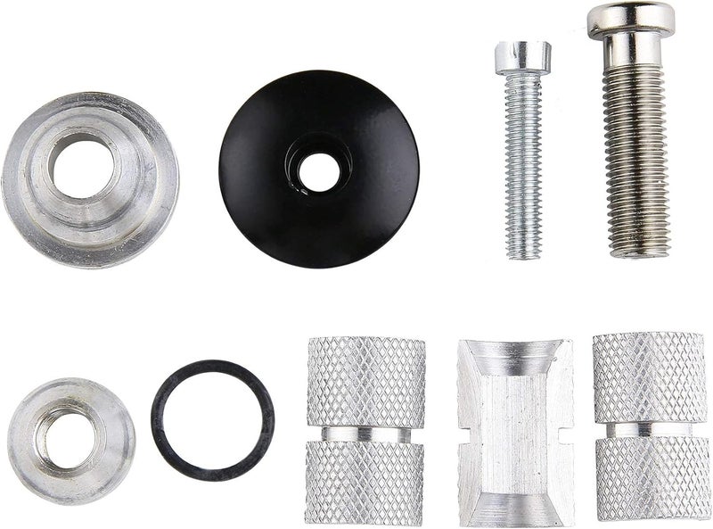 Bike Stem Headset Top Cap,Aluminum Alloy Bicycle Headset Top Cap Bike Fork Expander Bung Plug