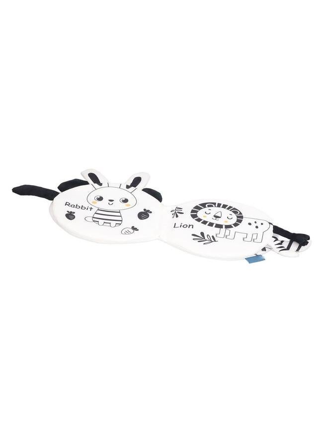 NIBEMINENT Baby Cloth Book Crinkle Paper Rich Texture Interactive Animal Tail Early Education Toy Panda  - Image 2