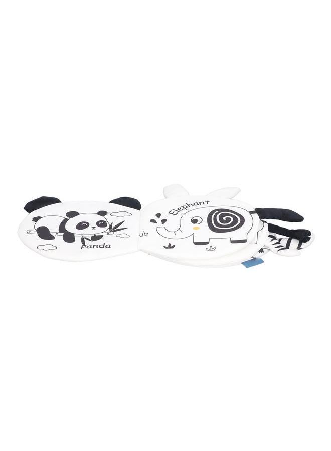 NIBEMINENT Baby Cloth Book Crinkle Paper Rich Texture Interactive Animal Tail Early Education Toy Panda  - Image 4