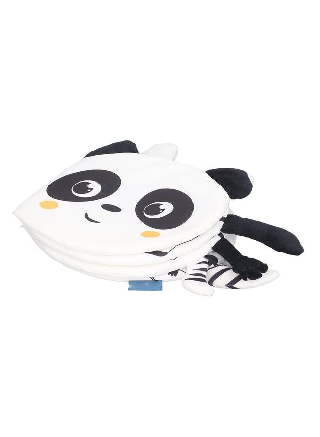 NIBEMINENT Baby Cloth Book Crinkle Paper Rich Texture Interactive Animal Tail Early Education Toy Panda  - Image 5