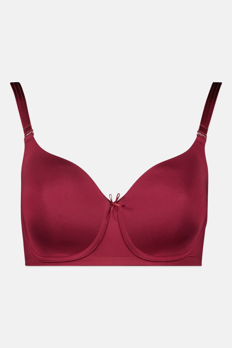 TRIUMPH Women 2 Pieces Allover Print Padded Non Wire Bra, Multicolor - Image 4