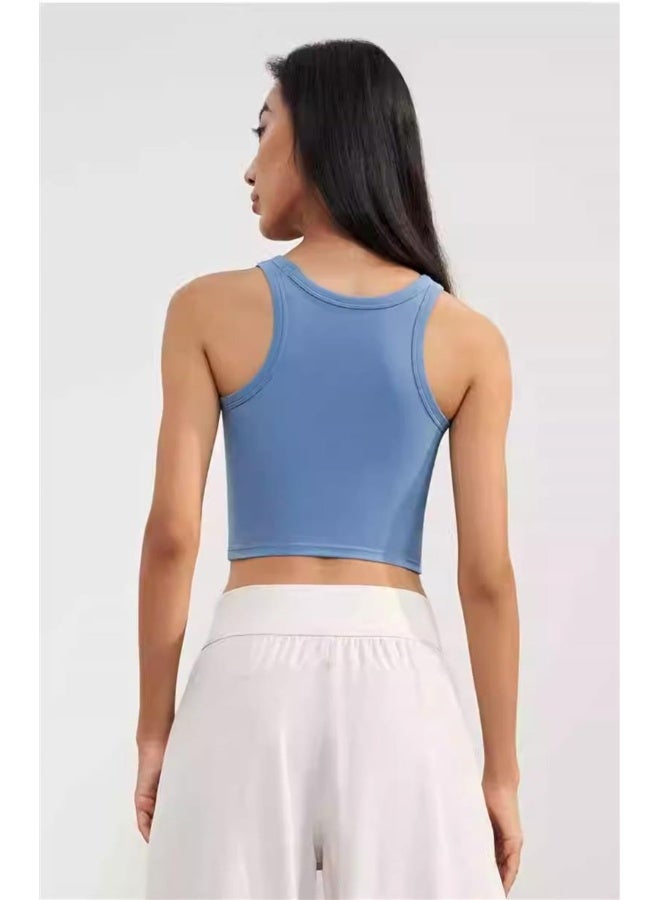 alo Alo Shock-Absorbing Yoga Sports Bra - Simple and Stylish Versatile Design - Image 2