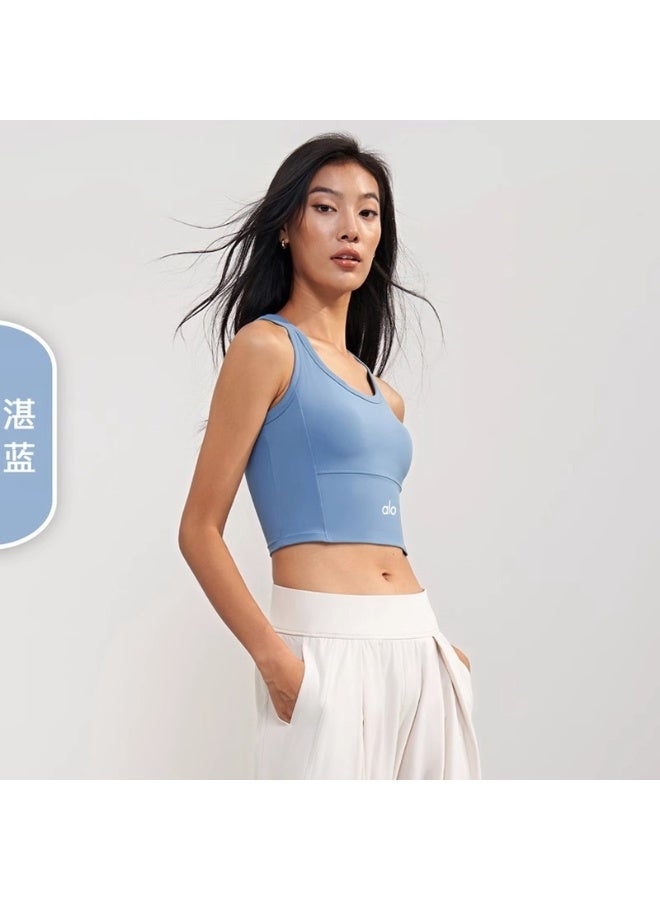 alo Alo Shock-Absorbing Yoga Sports Bra - Simple and Stylish Versatile Design - Image 1