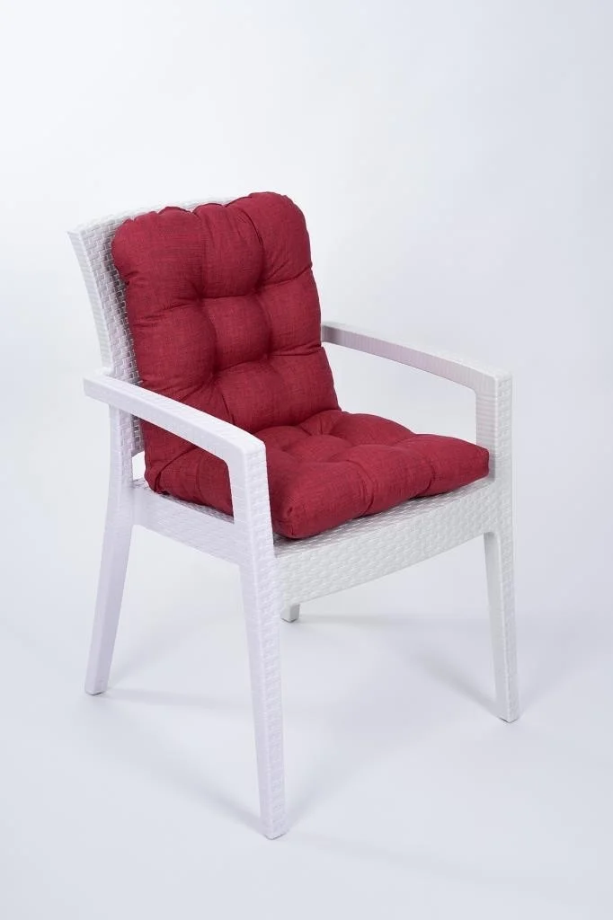 Altın Pamuk Candy Fluffy Backed Beige Chair Cushion Special Stitched Laced 43X88 cm