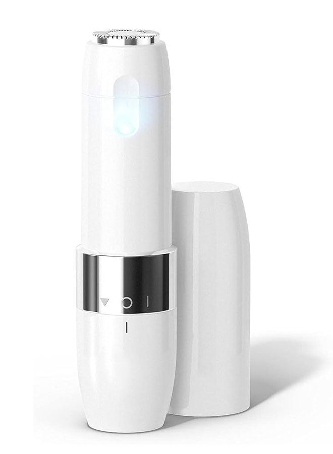Electric Face Mini Hair Remover for Women, Mini Sized Design for Portability, Efficient Facial Hair Removal for Anytime and Anywhere, White - Image 5