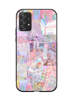 Protective Case Cover For Samsung Galaxy A32 5G Cute Collage Design Multicolour
