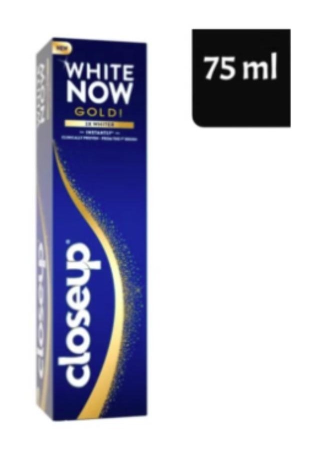 Closeup Closeup White Now Toothpaste Gold 75ml with Oral-B Extra Clean Pro Expert Multi Color Toothbrush - Soft 40  - Image 5