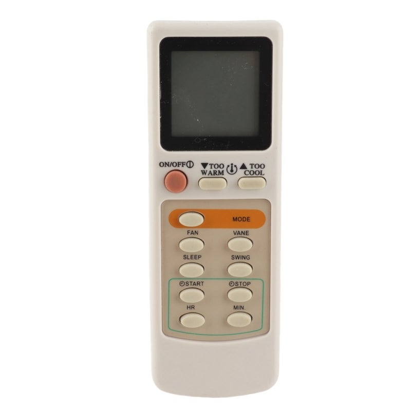 Air Conditioner Remote Control Replacement ABS Durable Wide Compatibility Mitsubishi M09 EG6D EG6C - Superior Performance Multi Angle Sensing for Lost Damaged Remotes - Image 1