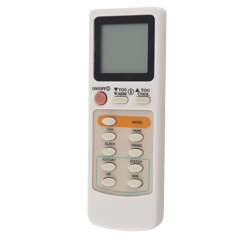 Air Conditioner Remote Control Replacement ABS Durable Wide Compatibility Mitsubishi M09 EG6D EG6C - Superior Performance Multi Angle Sensing for Lost Damaged Remotes - Image 5