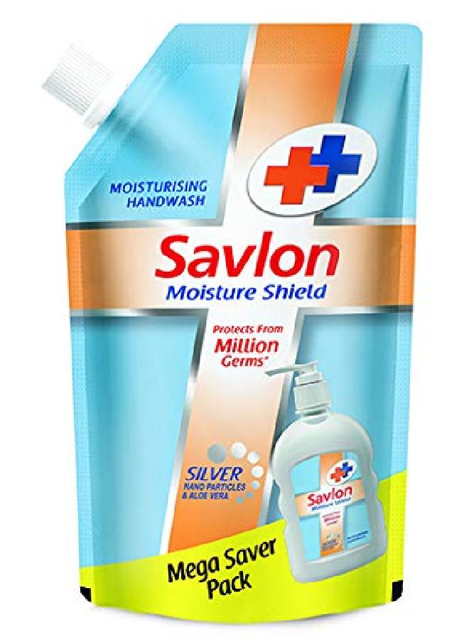 Savlon Moisture Shield Germ Protection Liquid Handwash Refill Pouch, 750 Ml - Image 2