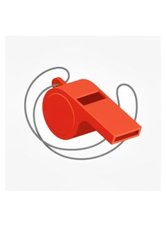 Whistles | Sports Whistles Loud Crisp Sound Whistle , Bulk Ideal for Coaches , Referees , and Officials | Sports Whistles - Red